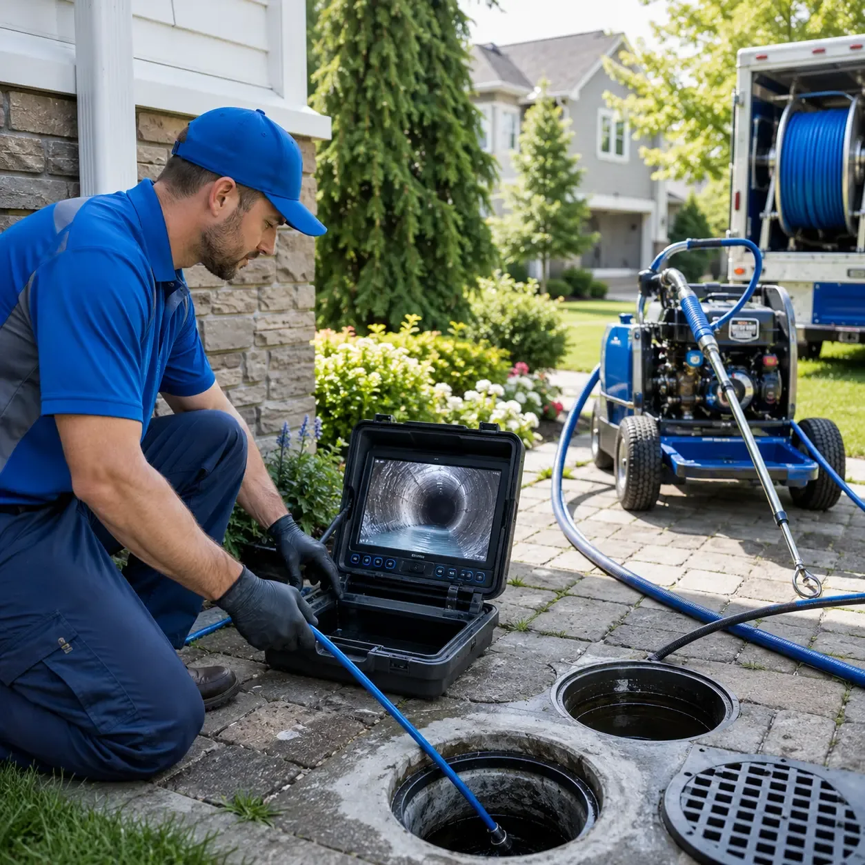 Outdoor drain cleaning professionals serving Cumberland, IA